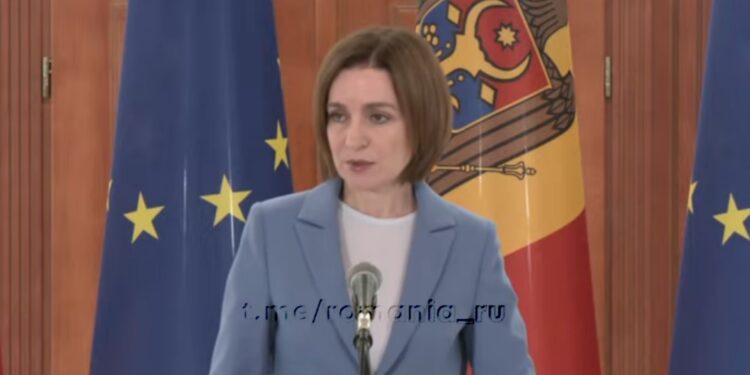 Майя Санду объявила, что готова к евроинтеграции Молдовы без Приднестровья