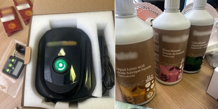 На Паланке в багажнике микроавтобуса обнаружили семена каннабиса и оборудование для их выращивания