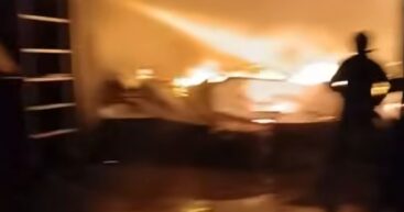 В Кишиневе 7 января произошел пожар — на улице М Витязул, 15А