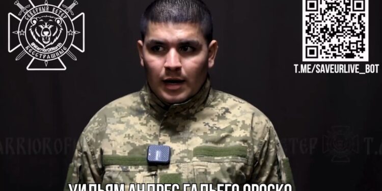 Российские паблики публикуют видео допроса колумбийского наёмника
