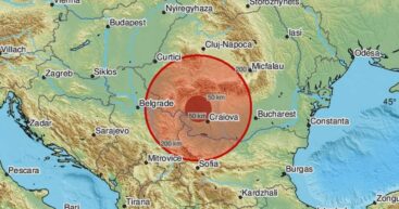 В Румынии произошло сильное землетрясение