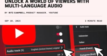 YouTube внедряет новую функцию с поддержкой многоязычного аудио