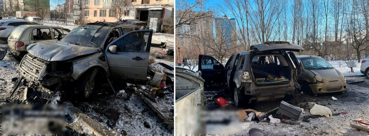 В Киеве взорвали внедорожник вэсэушника, сообщила местная прокуратура