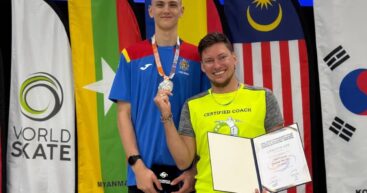 Молдавский спортсмен завоевал серебро на Чемпионате Мира по роллер-спорту в Сингапуре!
