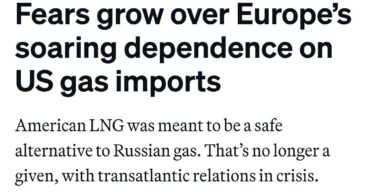 Politico: После отказа от российского газа, ЕС все быстрее привязывается к поставкам американского СПГ