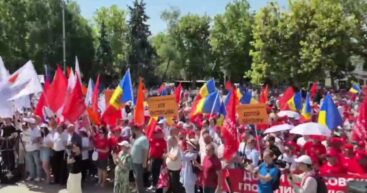 Митинг объединённой оппозиции «За Молдову»
