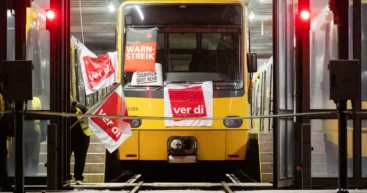 В Германии забастовка парализовала общественный транспорт