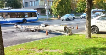 Названа причина обрушения опоры на столичном Московском проспекте