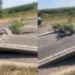 Вниманию водителей! Из-за жары на дороге поднялись бетонные плиты