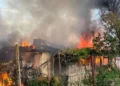 На левом берегу Днестра пожар уничтожил дом