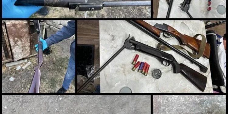 Полицейские Оргеева обнаружили незаконно хранимое оружие и боеприпасы