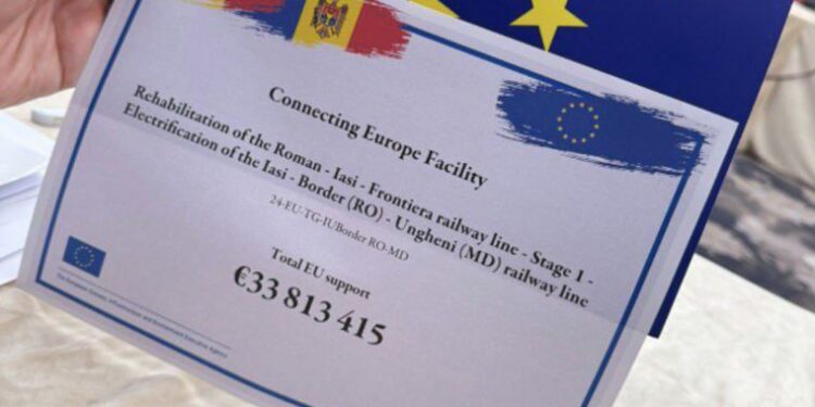 ЕС выделил Молдове и Румынии 34 млн евро на электрификацию ж/д линии Яссы–Унгены