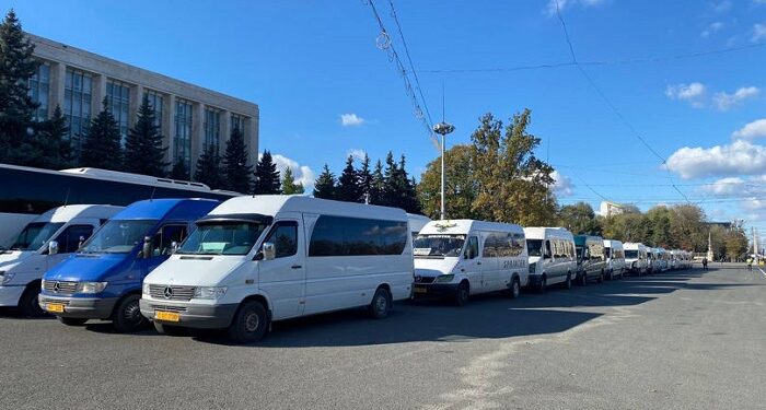 Перевозчики снова выходят на протест. На этот раз перед зданием представительства ЕС