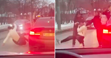 В Кишиневе два водителя подрались прямо на проезжей части. Теперь их разыскивает полиция