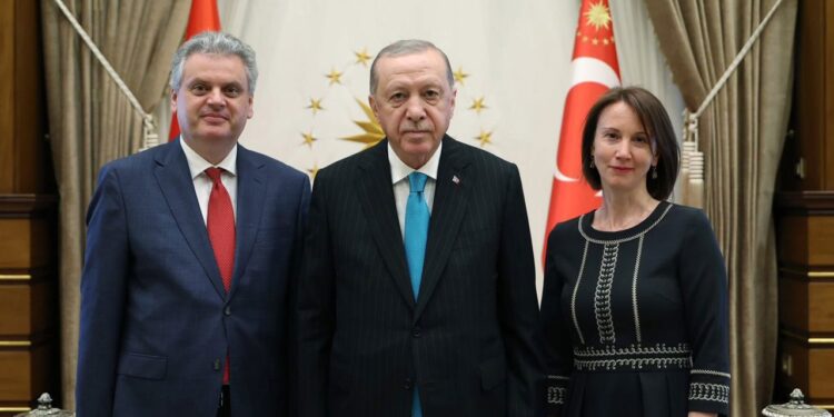 Новый посол Молдовы в Турции Олег Серебрян представил верительные грамоты Реджепу Эрдогану