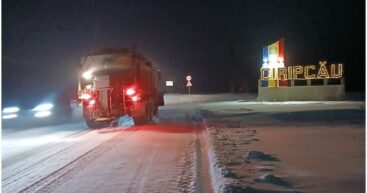 Дорожные службы ночью работали на севере Молдовы: на трассах рассыпали 218 тонн технической соли