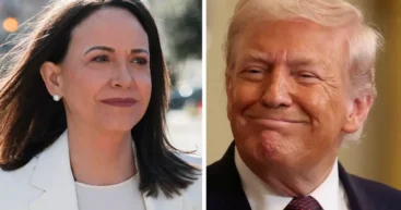 Лауреат Нобелевской премии мира из Венесуэлы вручила свою медаль Трампу