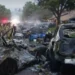 В Калифорнии легкомоторный самолет рухнул на жилые дома