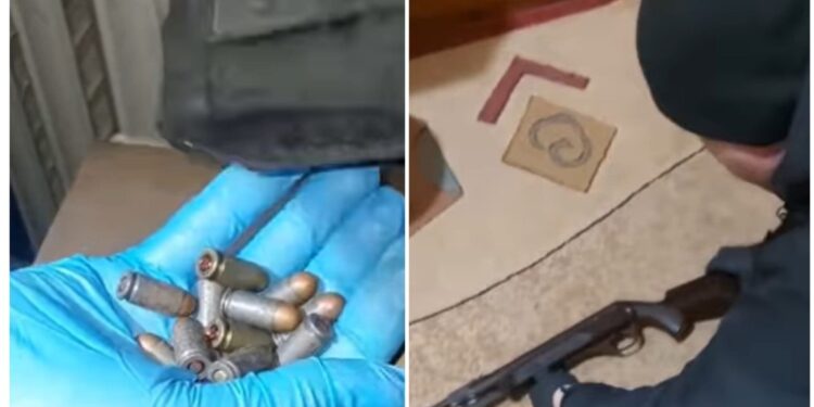 Обыски в Дрокии: полиция изъяла наркотики, оружие и боеприпасы