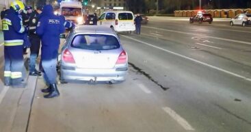 В центре Кишинева водитель забаррикадировался в машине с 6-летним ребенком и угрожал ножом