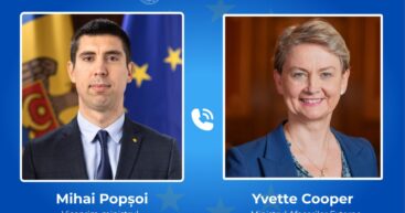 Михай Попшой пригласил главу МИД Великобритании в Кишинёв на заседание Совета Европы