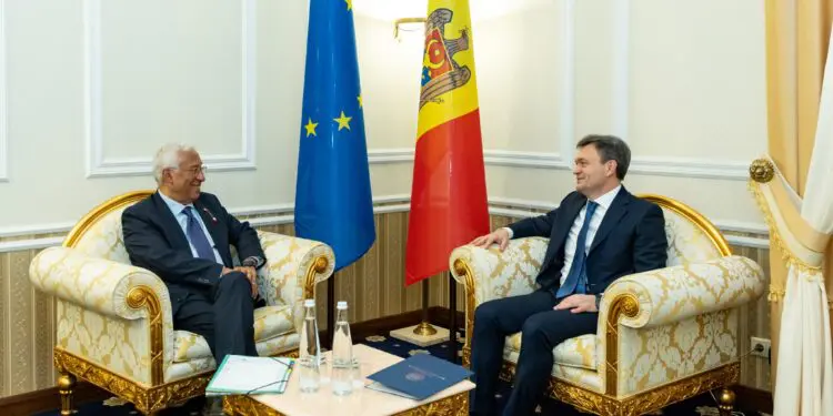 Дорин Речан провел встречу с Антониу Коштой: «Европейский союз помогает Молдове стать процветающей и безопасной»