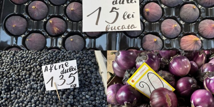 Слива, голубика и даже инжир: сколько стоят сезонные фрукты и овощи на Piaţa Centrală
