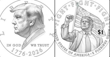 В США появится однодолларовая монета с изображением Трампа