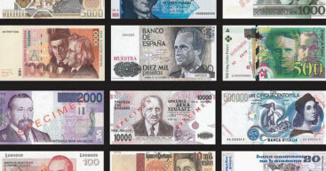 Карта: валюты европейских стран