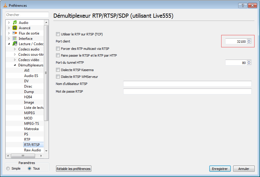 Enregistrer avec freebox