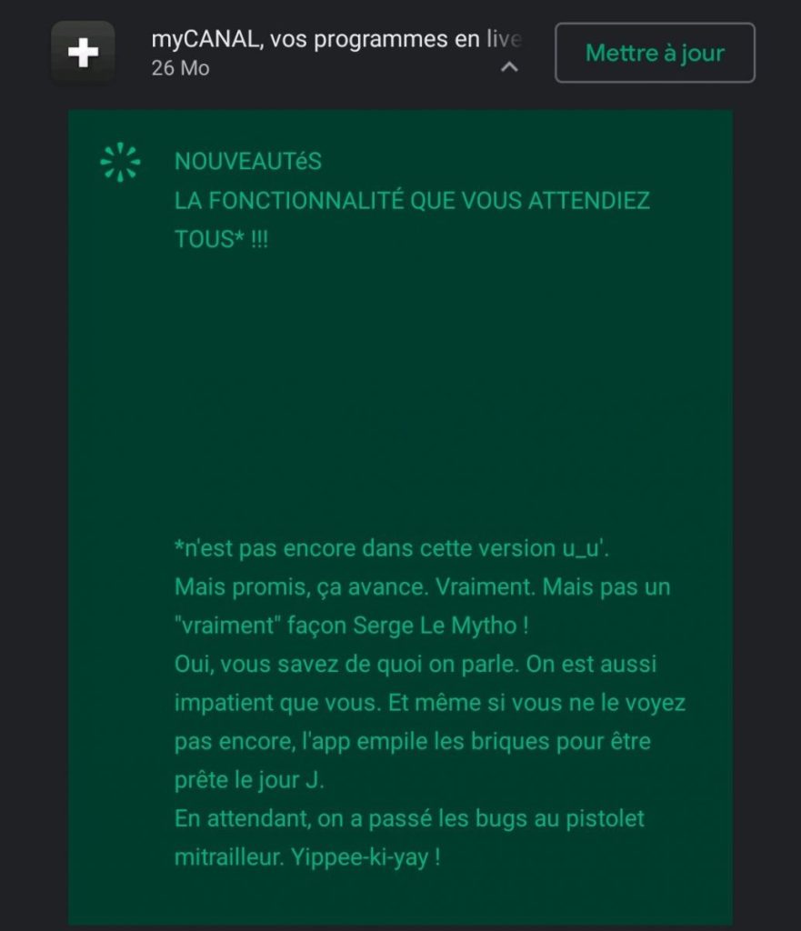 Enregistrer depuis mycanal
