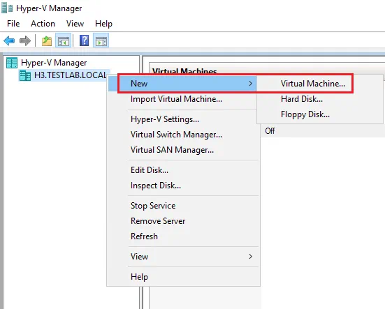 Hyper-v enregistrer