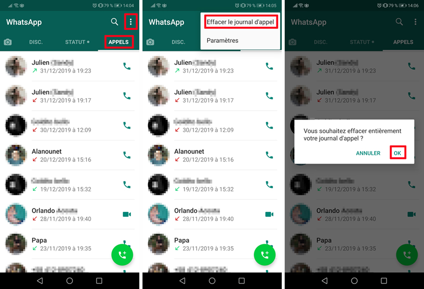 Ne pas enregistrer photo whatsapp