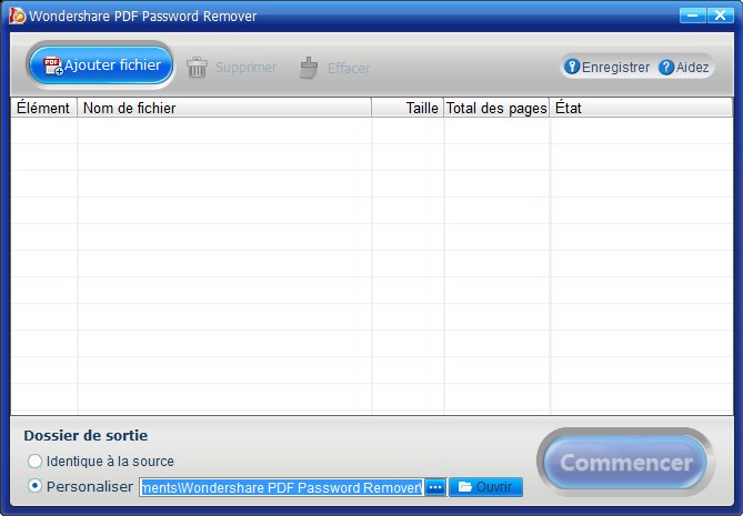 Enregistrer pdf avant impression