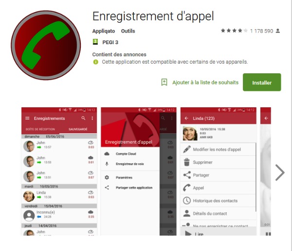 Enregistrer conversation chez soi