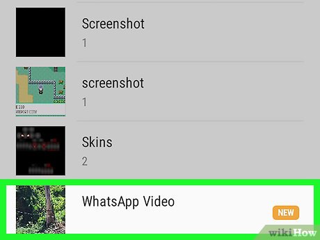 Enregistrer video whatsapp