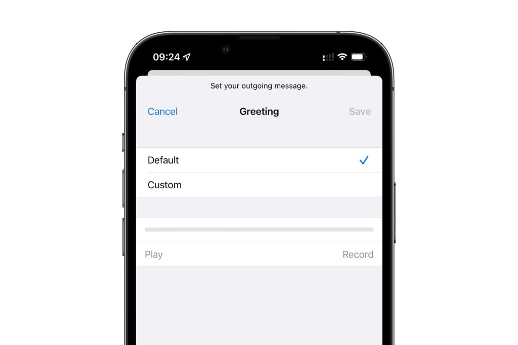Enregistrer message vocal iphone