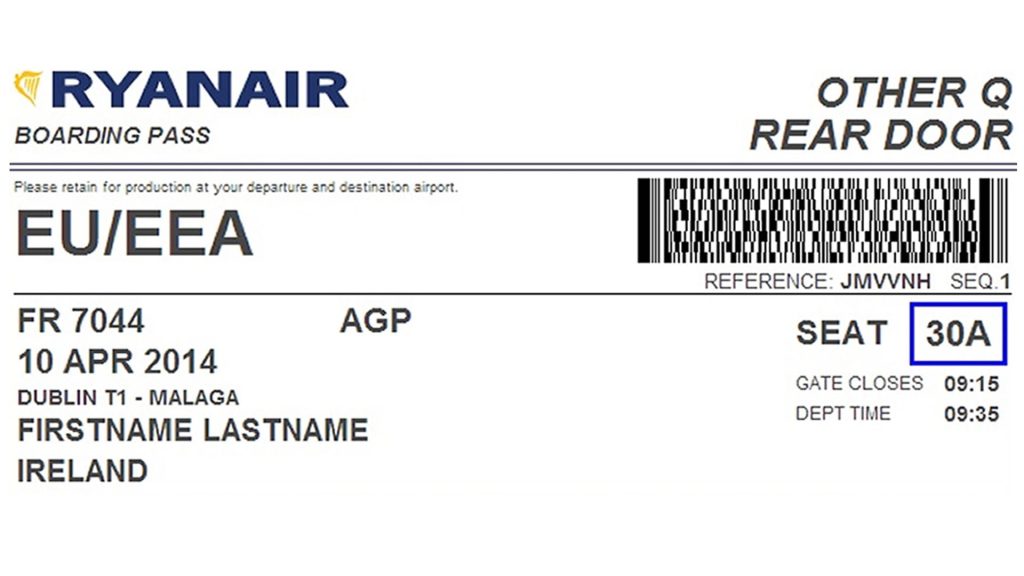 S enregistrer sur ryanair