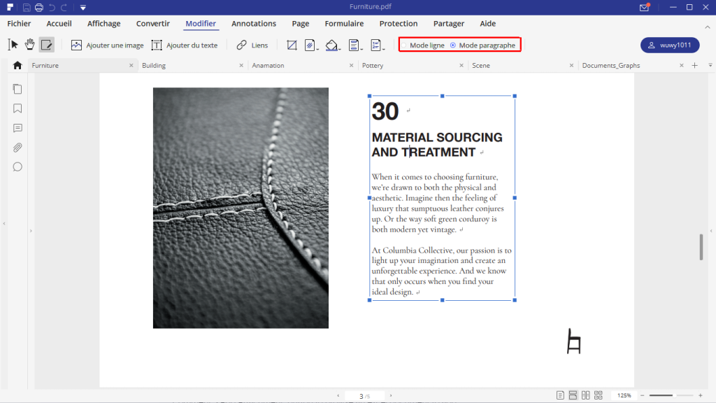 Enregistrer qu'une page d'un pdf