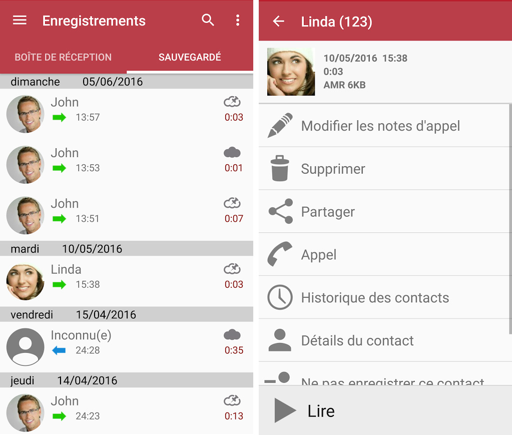 Enregistrer pendant un appel 2 Enregistrer pendant un appel