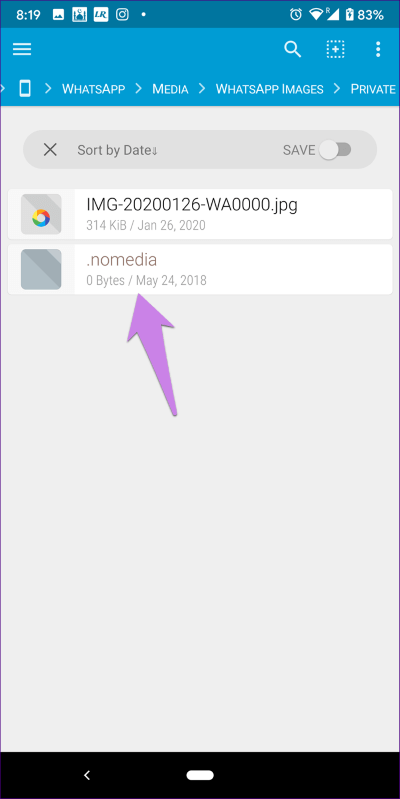 Comment enregistrer une photo de whatsapp dans la galerie samsung