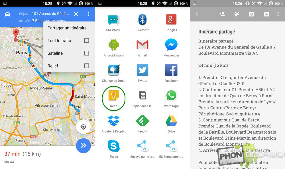 Enregistrer parcours google maps 2 Enregistrer parcours google maps