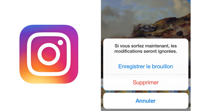 Enregistrer reel instagram