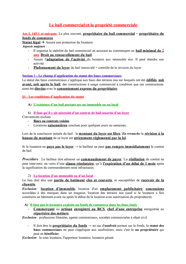 Qui enregistre le bail commercial