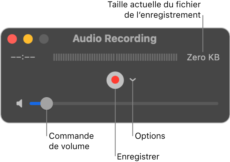 Enregistrer audio