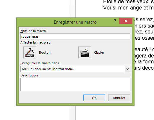 Où sont enregistrees les macros 2 Où sont enregistrees les macros