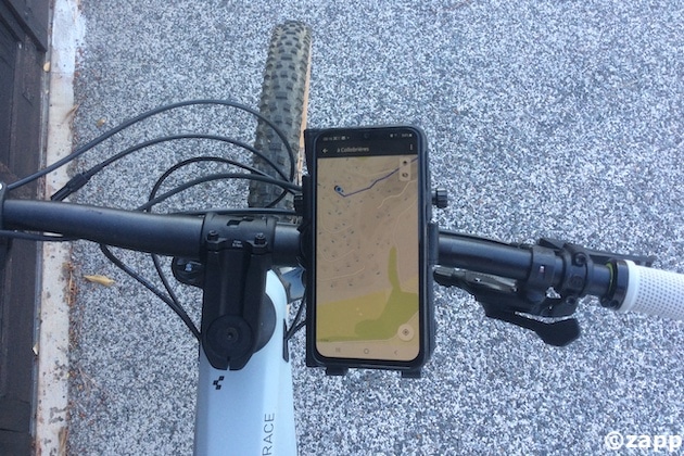 Enregistrer parcours gps