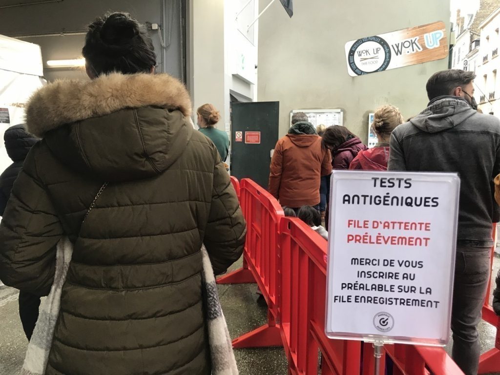 Enregistrer test antigenique