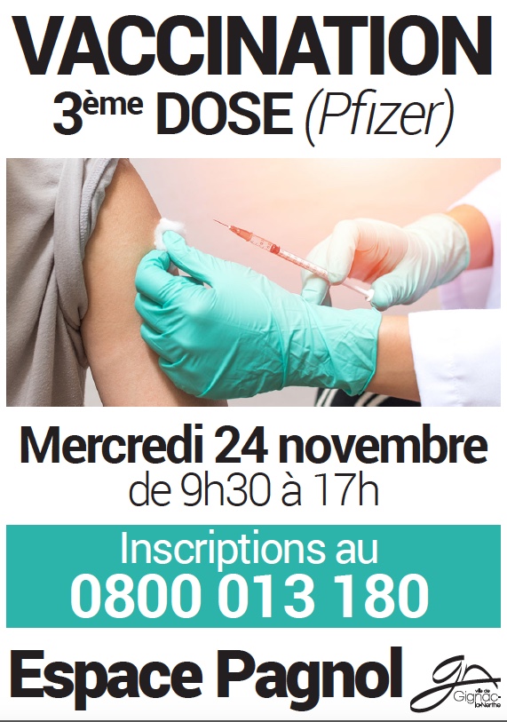 Enregistrer 3ème dose