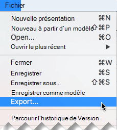 Enregistrer videos sur mac